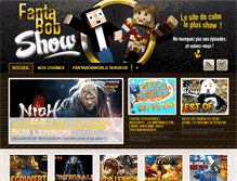 Tablet Screenshot of fantabobshow.com